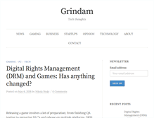 Tablet Screenshot of grindam.com